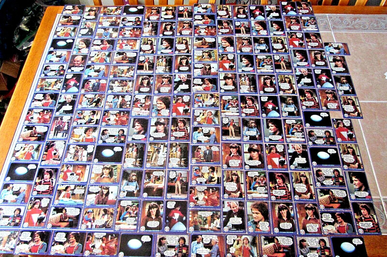 RARE LOT OF 173 VINTAGE 1978 MORK & MINDY TRADING CARDS ROBIN WILLIAMS TOPPS W/