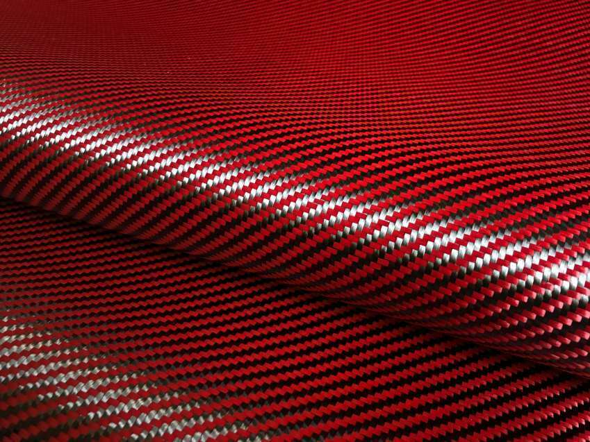 Carbon fiber & Red aramid 20